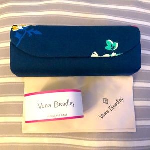 Vera Bradley Eyewear Case Santiago Floral Navy